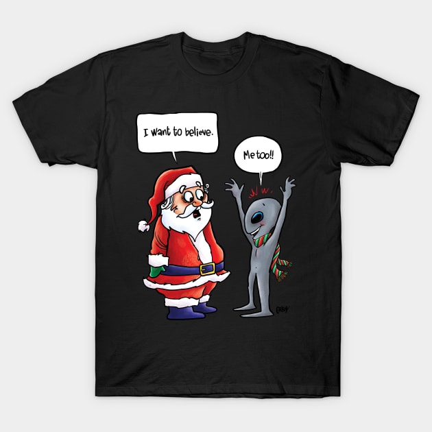 I wanna believe T-Shirt by Grasdal